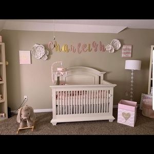 wall art and the furniture